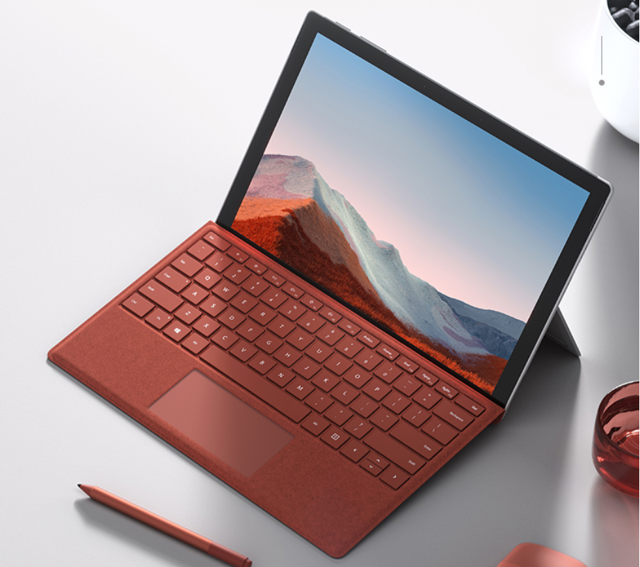 微軟便攜式計算機Surface Pro 7+